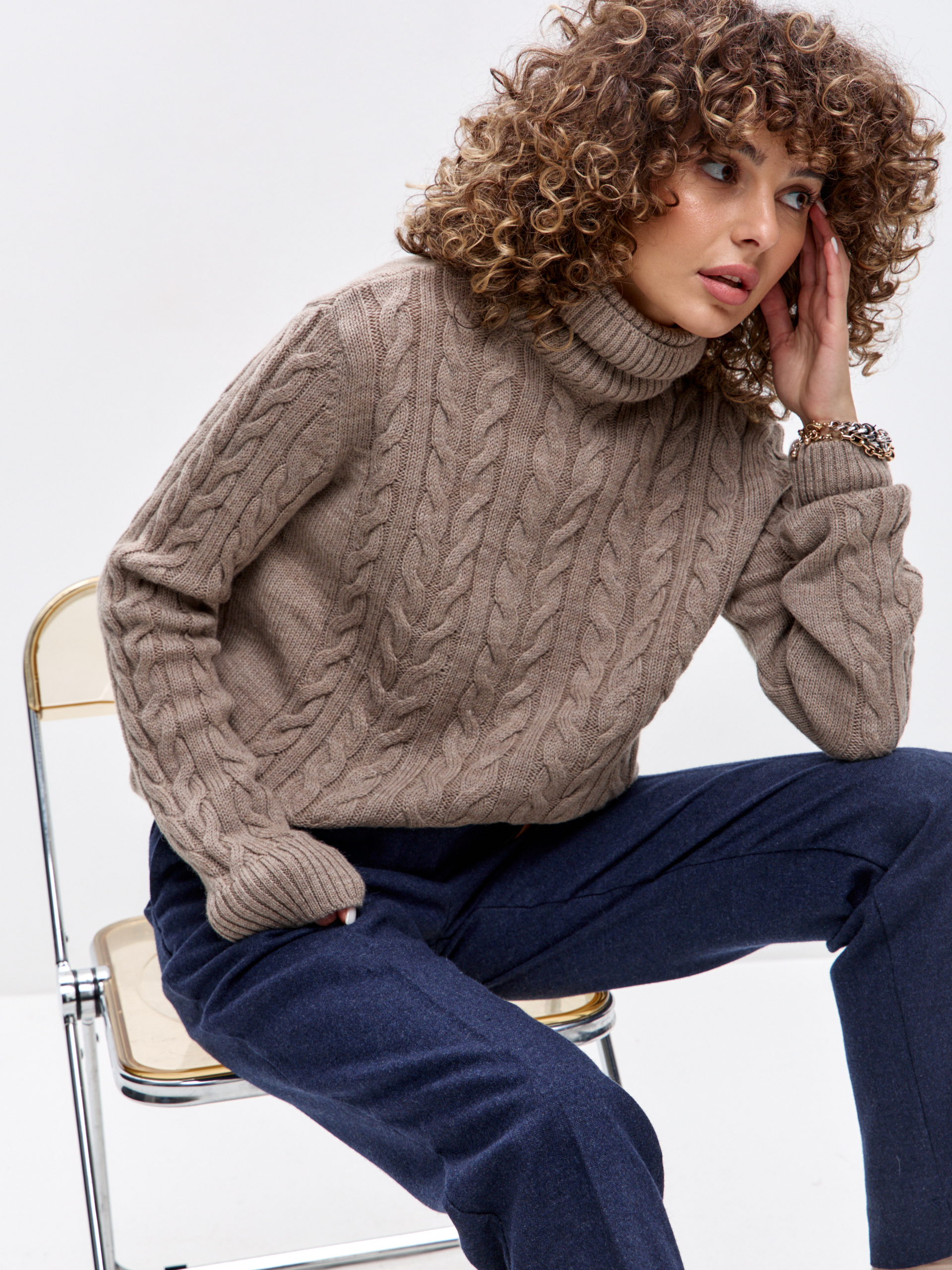 Зимние брюки шерсть SPORT CHIC DENIM