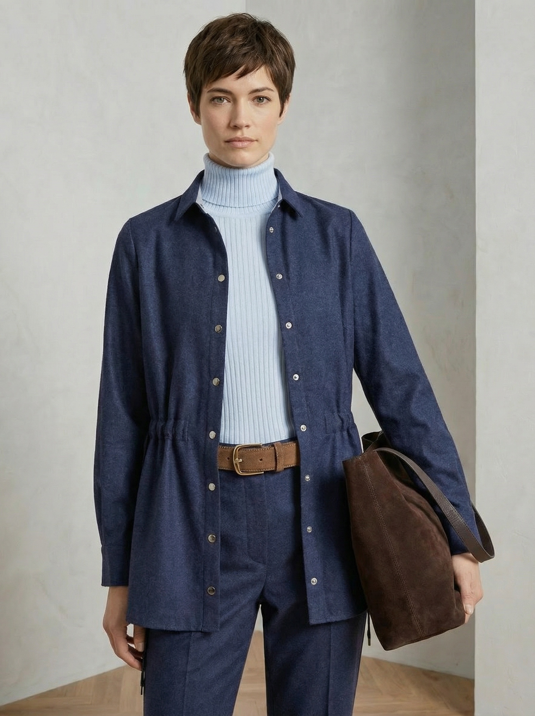 Рубашка шерсть SPORT CHiC DENiM (34)