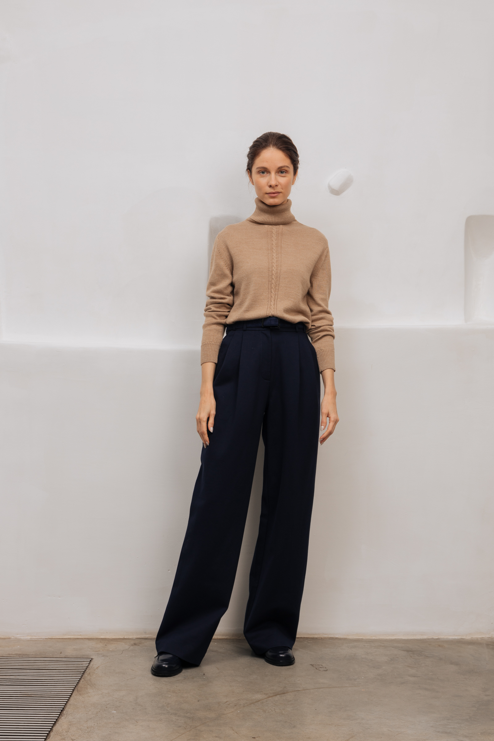 Брюки палаццо джерси NOTTE