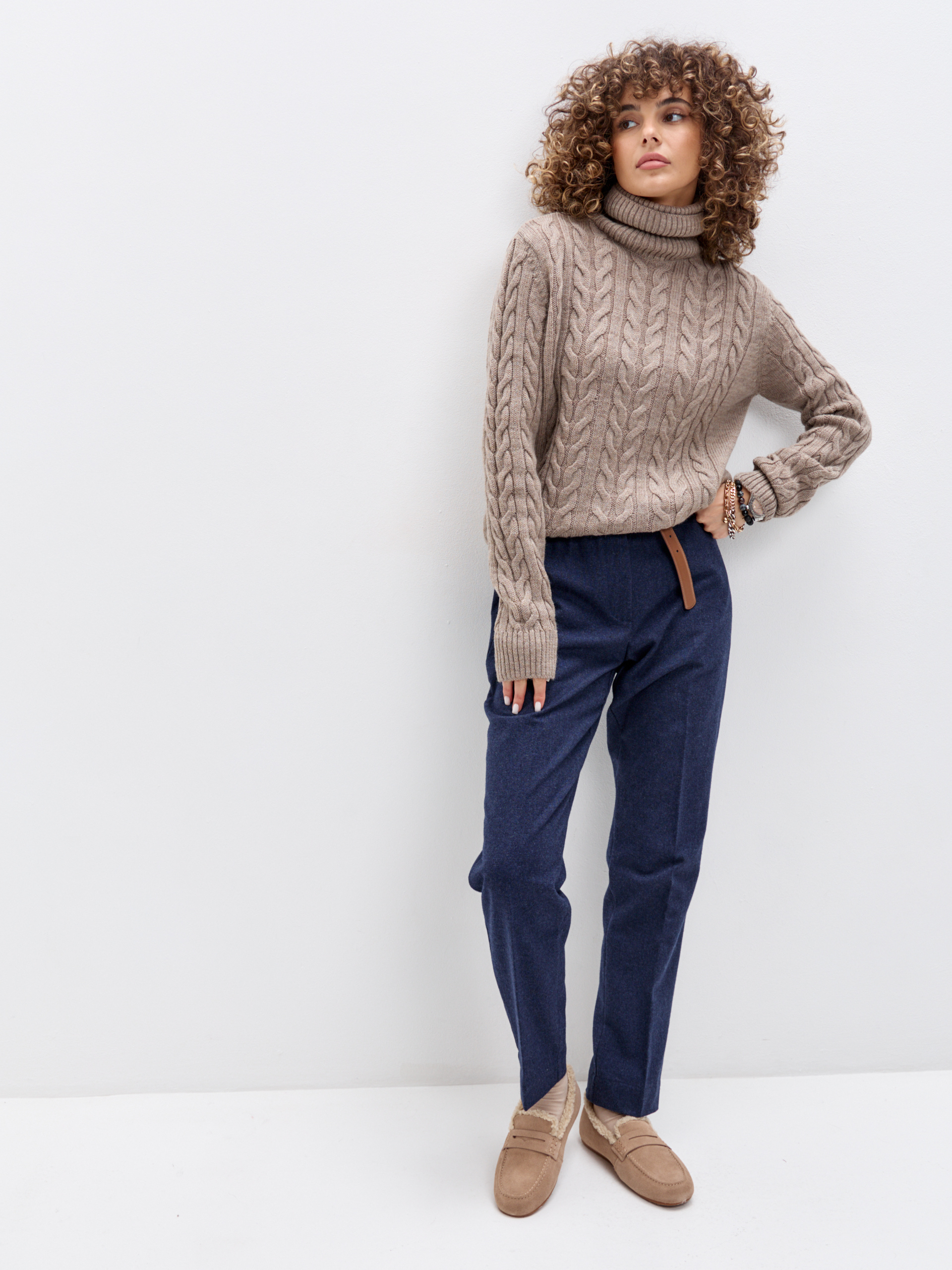 Зимние брюки шерсть SPORT CHIC DENIM