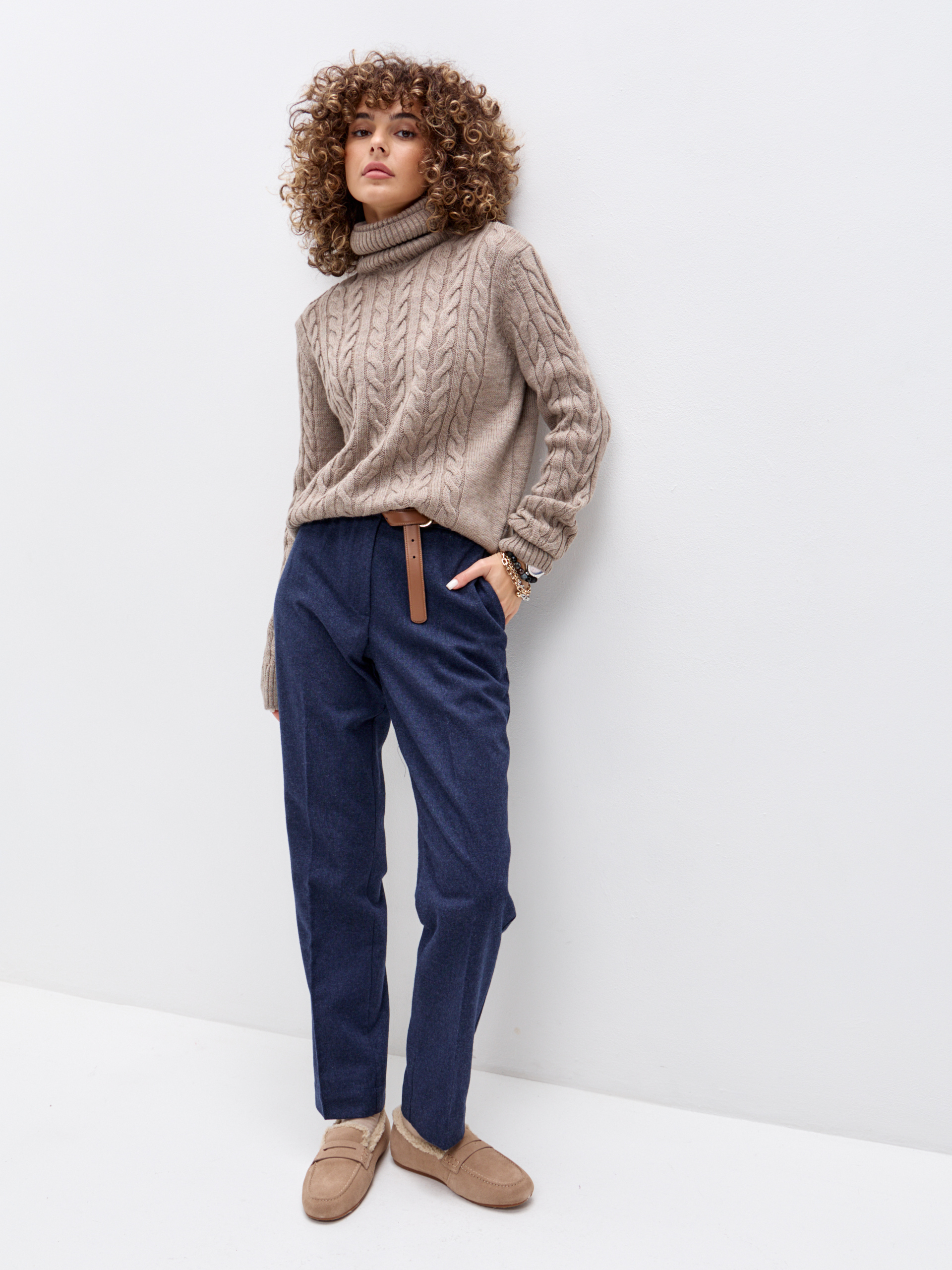 Зимние брюки шерсть SPORT CHIC DENIM