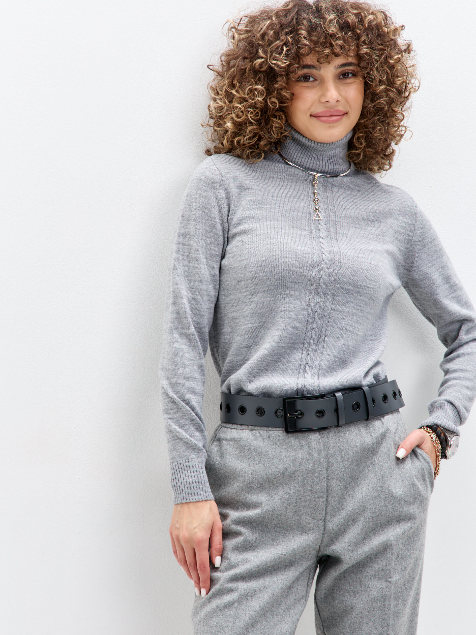 Зимние брюки шерсть SPORT CHIC GREY