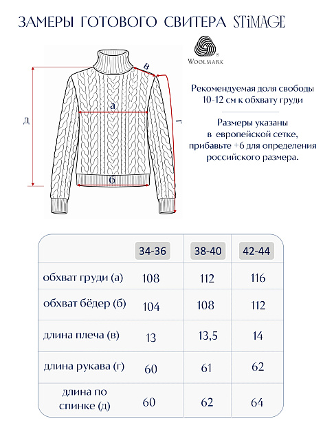 Замеры готового изделия