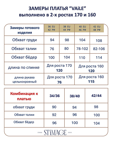 Замеры готового изделия